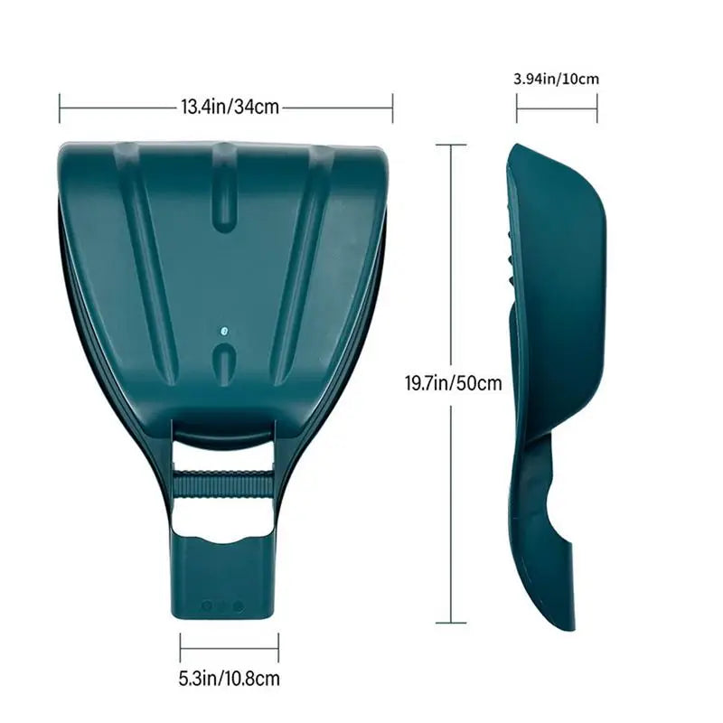 Short-Handle Garden Rake – Lightweight & Easy Leaf Pickup