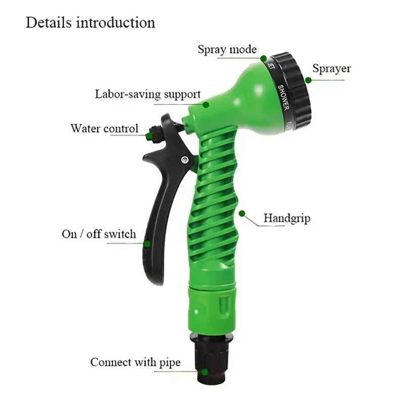 High-Pressure Car Wash 7Water Spraying Functions
