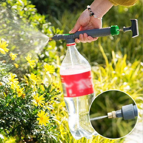 Adjustable Drink Bottle Spray Head Nozzle Garden Watering Tool